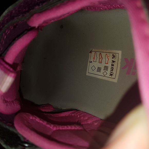 Kamik Crab Pink Purple Black Kids Girls Close-Toe Sandals Size 3 - Picture 10 of 14